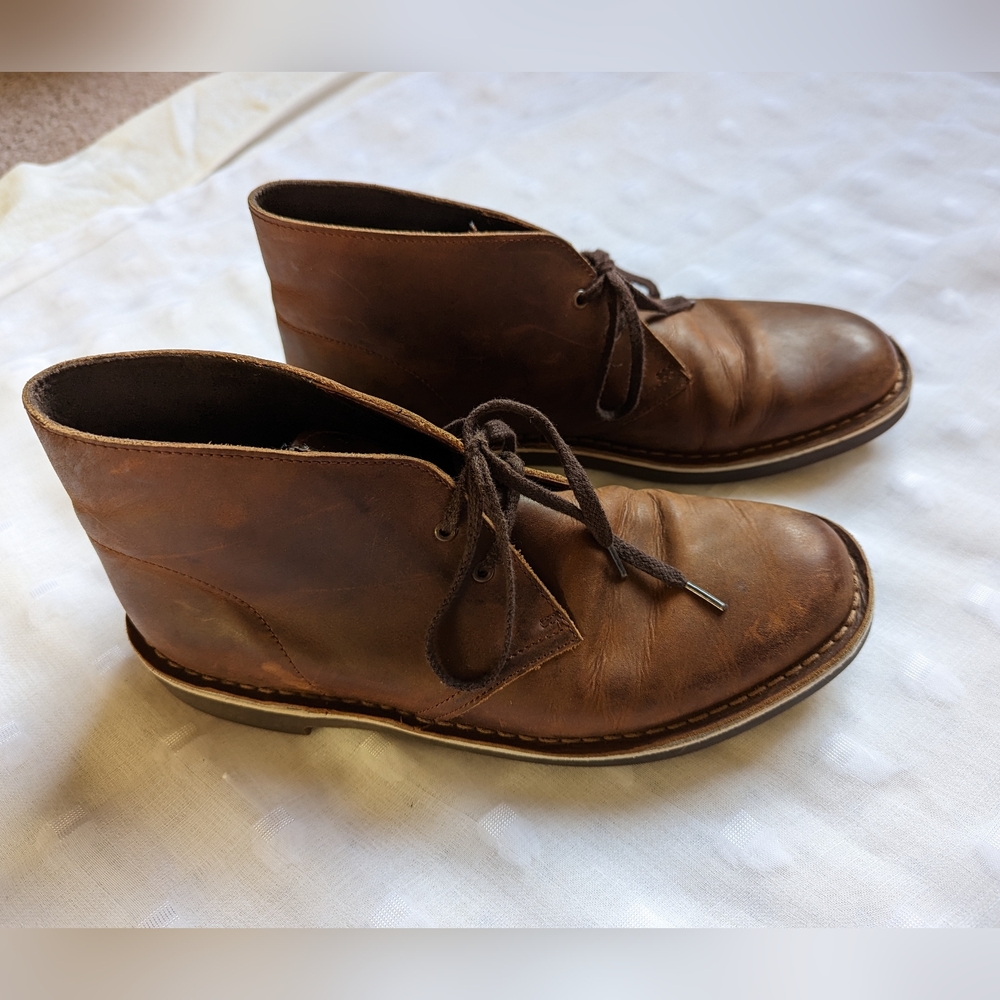 Clark's Desert Boot Evo Beeswax Leather 9.5